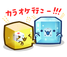 Tsukueasobichan and pleasant friends. 2 sticker #8371567