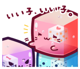 Tsukueasobichan and pleasant friends. 2 sticker #8371572