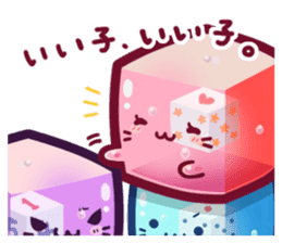 Tsukueasobichan and pleasant friends. 2 sticker #8371572