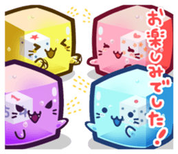 Tsukueasobichan and pleasant friends. 2 sticker #8371579