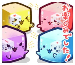 Tsukueasobichan and pleasant friends. 2 sticker #8371579