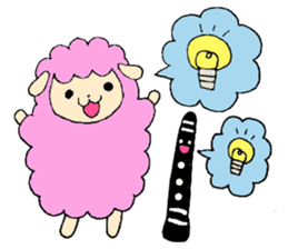 Stamp of Mr. mutton and Mr. clarinet. sticker #8372464