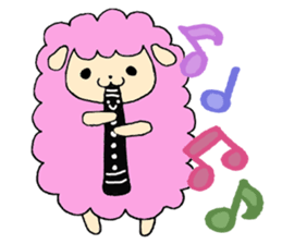 Stamp of Mr. mutton and Mr. clarinet. sticker #8372465