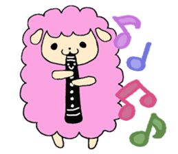 Stamp of Mr. mutton and Mr. clarinet. sticker #8372465