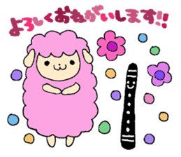 Stamp of Mr. mutton and Mr. clarinet. sticker #8372468