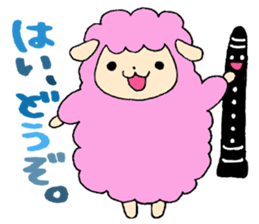 Stamp of Mr. mutton and Mr. clarinet. sticker #8372470