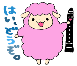 Stamp of Mr. mutton and Mr. clarinet. sticker #8372470