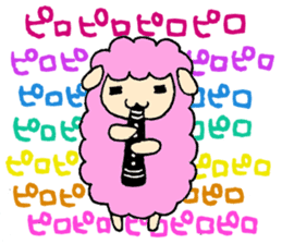 Stamp of Mr. mutton and Mr. clarinet. sticker #8372475