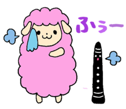 Stamp of Mr. mutton and Mr. clarinet. sticker #8372478