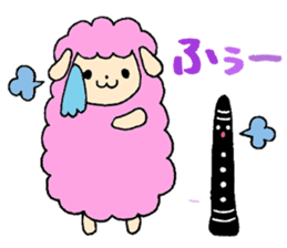 Stamp of Mr. mutton and Mr. clarinet. sticker #8372478