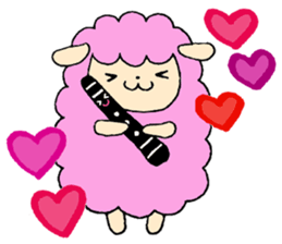 Stamp of Mr. mutton and Mr. clarinet. sticker #8372482