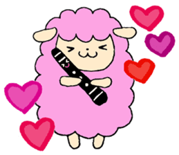 Stamp of Mr. mutton and Mr. clarinet. sticker #8372482