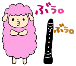 Stamp of Mr. mutton and Mr. clarinet. sticker #8372484