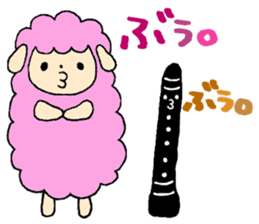 Stamp of Mr. mutton and Mr. clarinet. sticker #8372484