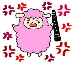 Stamp of Mr. mutton and Mr. clarinet. sticker #8372486