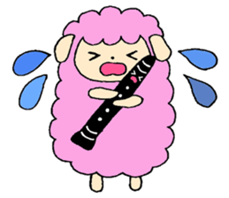 Stamp of Mr. mutton and Mr. clarinet. sticker #8372487