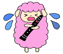 Stamp of Mr. mutton and Mr. clarinet. sticker #8372487