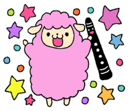 Stamp of Mr. mutton and Mr. clarinet. sticker #8372491