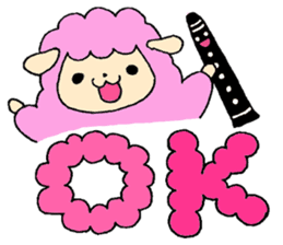 Stamp of Mr. mutton and Mr. clarinet. sticker #8372498