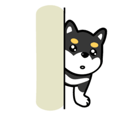 I Love Black Shiba sticker #8372800