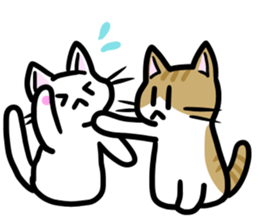 NikeNyan and ShiroNyan sticker #8372961