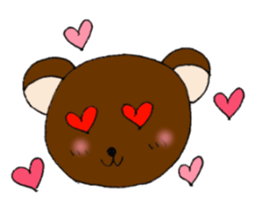 Kansai dialect bear and bird sticker #8373144