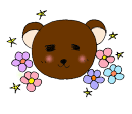 Kansai dialect bear and bird sticker #8373145