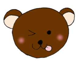 Kansai dialect bear and bird sticker #8373146