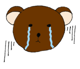 Kansai dialect bear and bird sticker #8373150