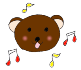 Kansai dialect bear and bird sticker #8373159