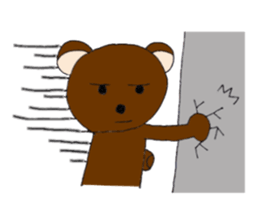 Kansai dialect bear and bird sticker #8373160