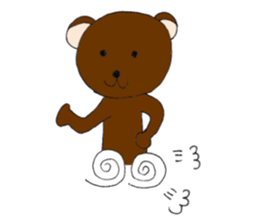 Kansai dialect bear and bird sticker #8373171