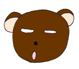 Kansai dialect bear and bird sticker #8373174