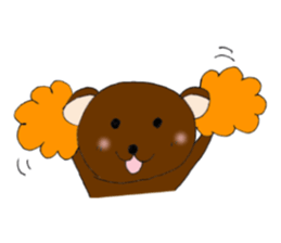 Kansai dialect bear and bird sticker #8373178