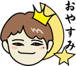 The prince who seems good-looking, its 2 sticker #8373258