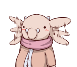 Round guy's face2 English edition sticker #8373383