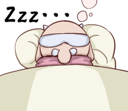 Round guy's face2 English edition sticker #8373400