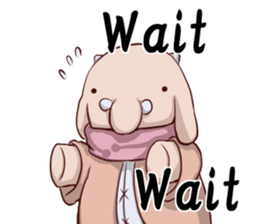 Round guy's face2 English edition sticker #8373416