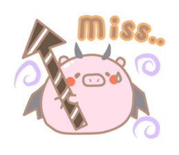 Buta Manju of autumn and Halloween sticker #8373705