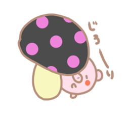 Buta Manju of autumn and Halloween sticker #8373724