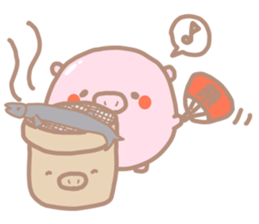 Buta Manju of autumn and Halloween sticker #8373728