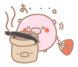 Buta Manju of autumn and Halloween sticker #8373729