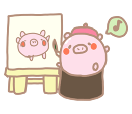 Buta Manju of autumn and Halloween sticker #8373732