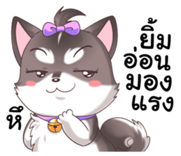 KhunChai & Sally Sibeiran Husky sticker #8374286
