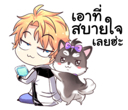 KhunChai & Sally Sibeiran Husky sticker #8374293