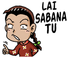 Uni Ros Gadih Minang sticker #8374420