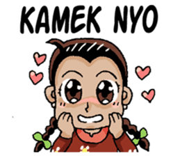 Uni Ros Gadih Minang sticker #8374437