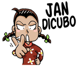 Uni Ros Gadih Minang sticker #8374454