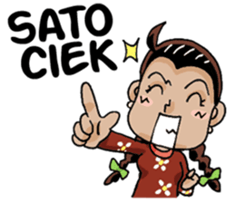 Uni Ros Gadih Minang sticker #8374455