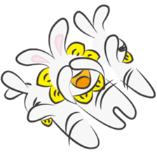 Flowers rabbit beans (Part 3) sticker #8374532